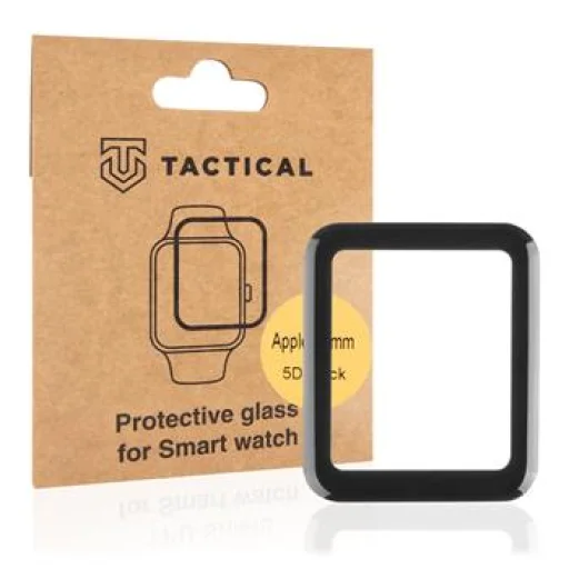 Apple Watch 7 41mm Tactical Glass Shield 5D kijelzővédő üvegfólia fekete - 1