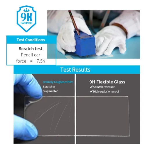 Samsung A12 Bestsuit Flexibilis 5D Hybrid 9H kijelzővédő üvególia fekete - 3