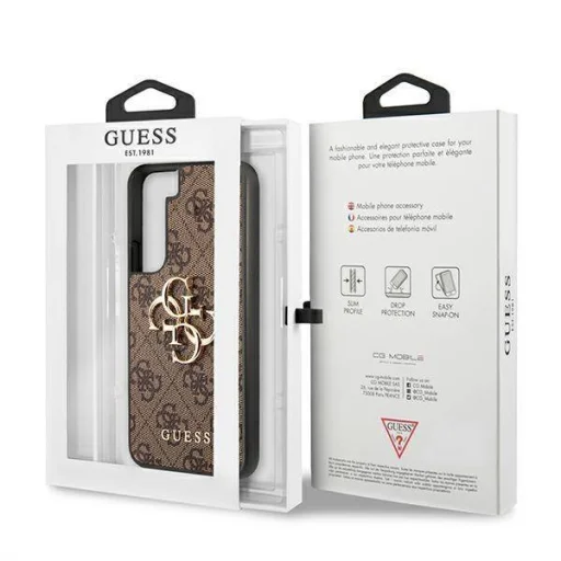 Samsung Galaxy S22 Guess GUHCS22S4GMGBR 4G Big Metal Logo tok barna - 4