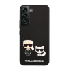 Samsung Galaxy S22 Plus Karl Lagerfeld KLHCS22MSSKCK Karl Choupette Liquid Silicone tok fekete - 3