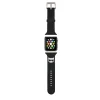 Apple Watch 4/5/6/7/8/SE/Ultra (42/44/45/49mm) Karl Lagerfeld Choupette Head óraszíj fekete (KLAWLSLCK) - 2