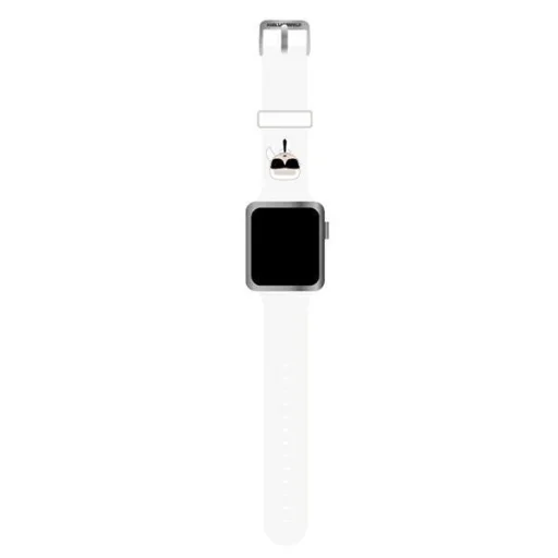 Apple Watch 42/44/45 mm Karl Lagerfeld Karl Head óraszíj fehér - 2