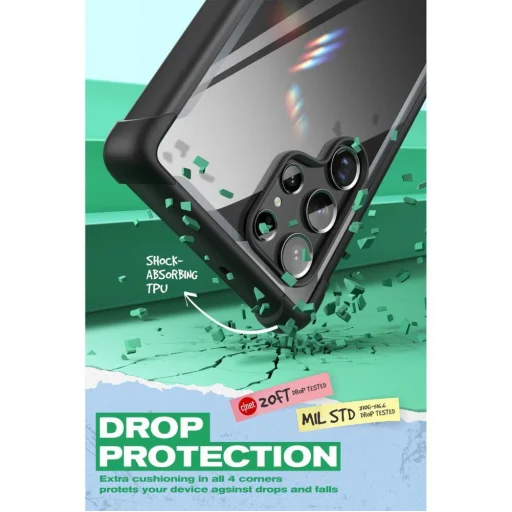 Samsung Galaxy S22 Ultra Supcase IBLSN Ares tok ütésálló fekete - 7