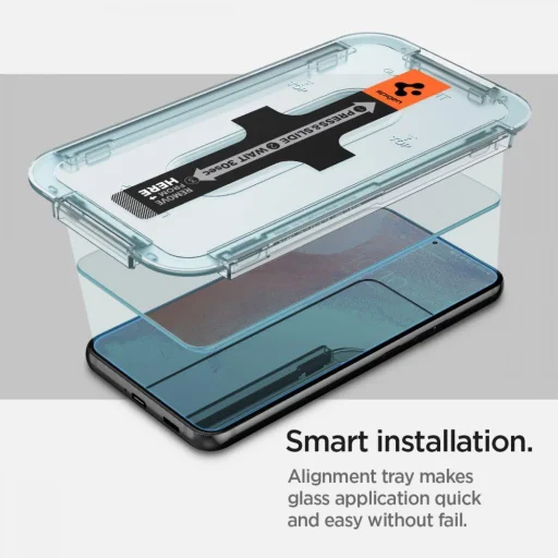 Samsung Galaxy S22 Spigen Glas.TR EZ Fit 2x kijelzővédő üvegfólia - 9