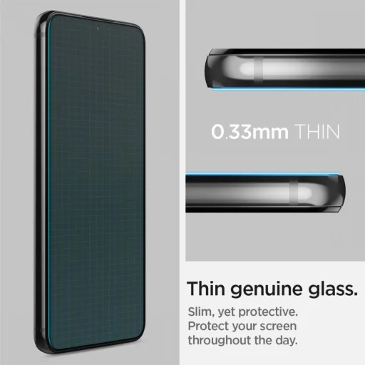 Samsung Galaxy S22 Spigen Glas.TR EZ Fit 2x kijelzővédő üvegfólia - 10