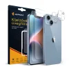 iPhone 14 Plus 2db üvegfólia + 2db kamera lencse védő, felhelyező kerettel 9H 2.5D HD 0.33mm Alphajack  thumbnail