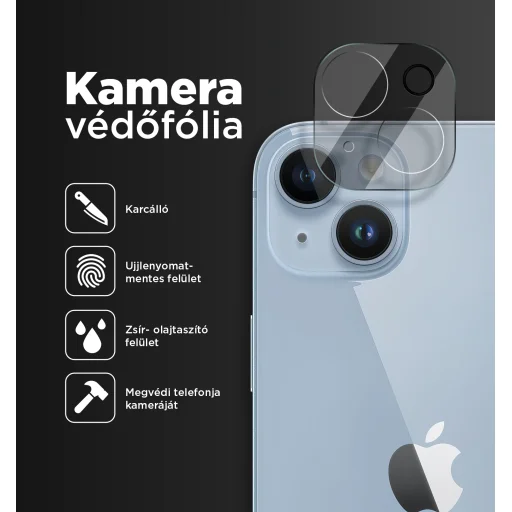 iPhone 11 kamera lencse védő üvegfólia 3D 1db Alphajack - 3