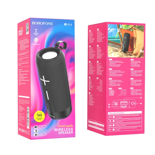 Borofone Euphony Bluetooth hangszóró BR19 fekete - 2