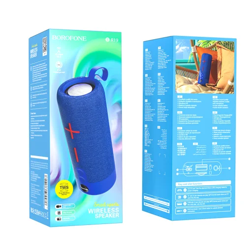 Borofone Euphony Bluetooth hangszóró BR19 kék - 3