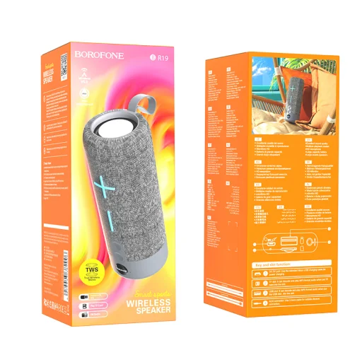 Borofone Euphony Bluetooth hangszóró BR19 szürke - 3