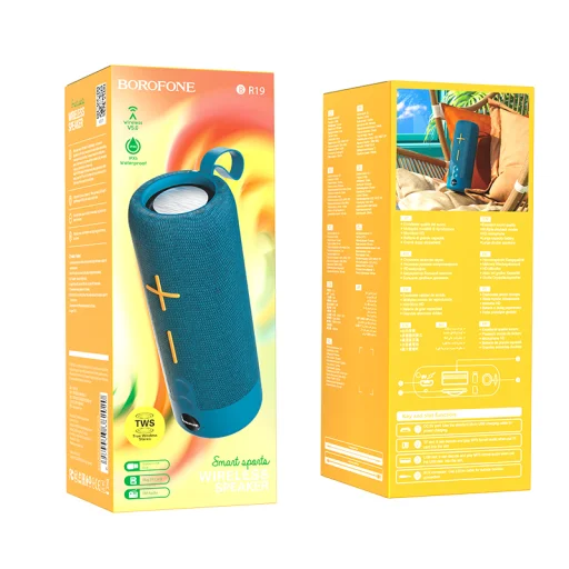 Borofone Euphony Bluetooth hangszóró BR19 türkíz - 3