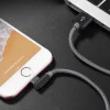 Borofone BX26 Express USB - Lightning kábel döntött fejjel 2.4A 1m szürke thumbnail