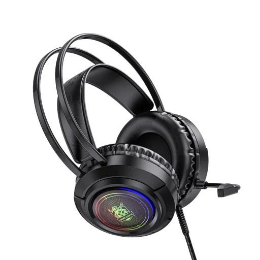 Borofone BO103 Surpass Vezetékes Gamer fejhallgató mikrofonnal fekete - 3