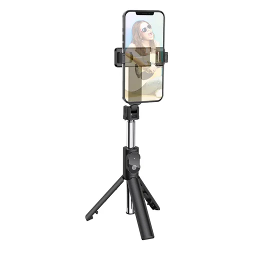 Borofone Magic Mirror BY7 Selfie bot és tripod bluetooth távirányítóval fekete - 3