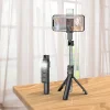 Borofone Magic Fill Light BY8 Selfie bot és tripod bluetooth távirányítóval fekete thumbnail