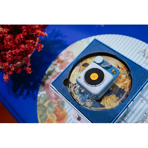 Muzen Button Mini Bluetooth hangszóró kék - 3