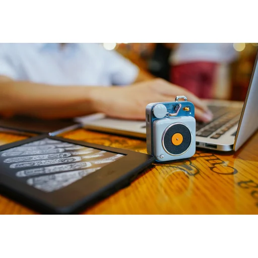 Muzen Button Mini Bluetooth hangszóró kék - 5