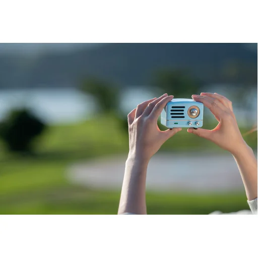 Muzen OTR Metal Bluetooth hangszóró és FM rádió kék - 3