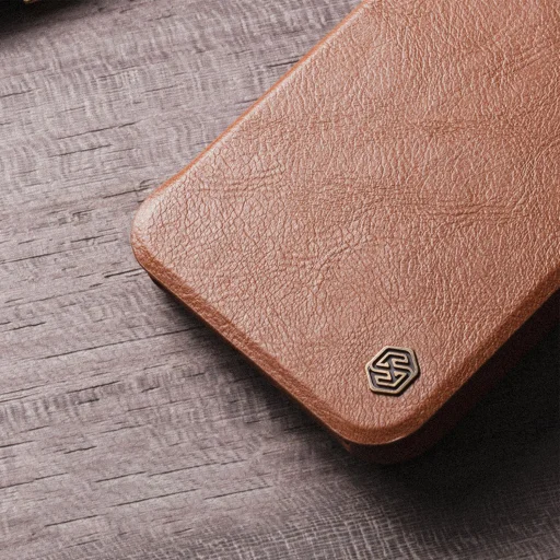 Samsung Galaxy S22 Nillkin Qin Pro bőr fliptok piros - 9