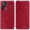 Samsung Galaxy S22 Plus Nillkin Qin Pro bőr fliptok piros thumbnail