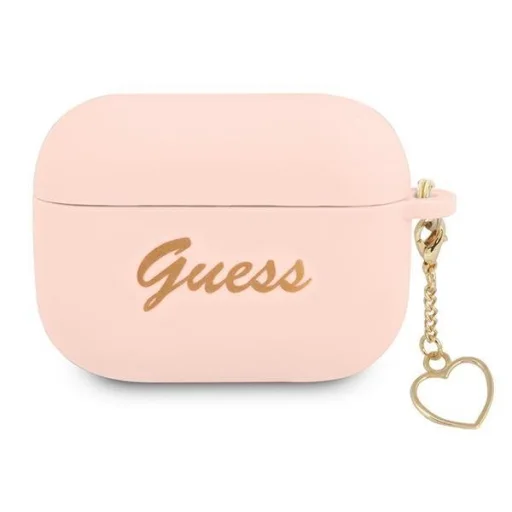 Guess Silicone Charm GUAPLSCHSP AirPods Pro 1/2 tok pink - 1