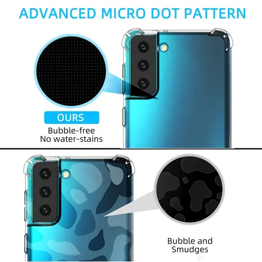 Samsung Galaxy S22 Plus ütésálló átlátszó flexibilis TPU tok, telefontok sarokvédelemmel Alphajack - 3