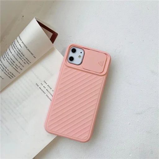 iPhone 7/8/SE 2020/2022 TPU tok kameralencse védővel rózsaszín Alphajack - 3