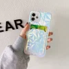 iPhone 13 TPU tok színjátszó gyémánt mintával, kártyatartóval Alphajack - 6