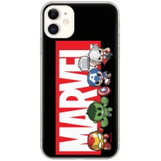 iPhone 13 Pro Max Marvel logós tok fekete