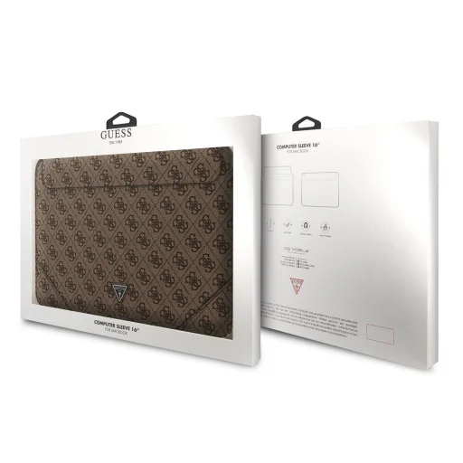 Guess 4G Triangle Sleeve 16'' laptop táska barna színben (GUCS16P4TW) - 2