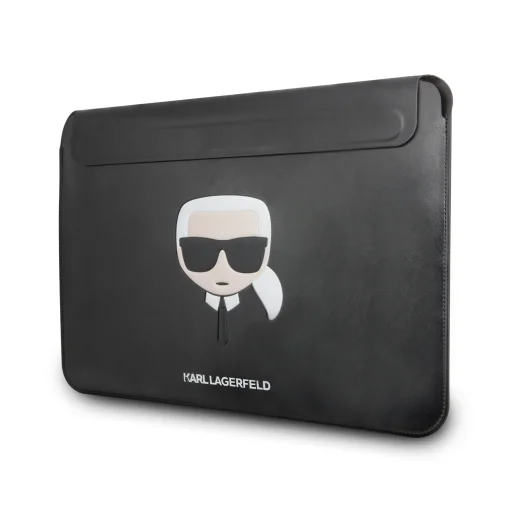 Macbook tok 16'' Karl Lagerfeld Head Embossed Sleeve fekete (KLCS16KHBK) - 4