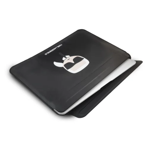 Macbook tok 13/ 14'' Karl Lagerfeld Head Embossed Sleeve fekete (KLCS14KHBK) - 2