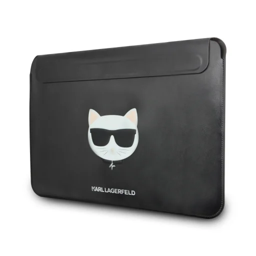 Macbook tok 13/ 14'' Karl Lagerfeld Choupette Head Embossed Sleeve fekete (KLCS14CHBK) - 3