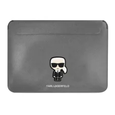 Karl Lagerfeld Saffiano Ikonik Sleeve Macbook tok 13/ 14'' szürke (KLCS14PISFG)