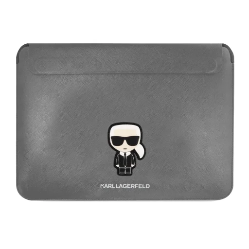 Karl Lagerfeld Saffiano Ikonik Sleeve Macbook tok 13/ 14'' szürke (KLCS14PISFG) - 1