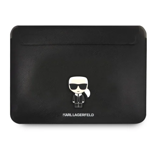 Karl Lagerfeld Saffiano Ikonik Sleeve tok Macbook 13/ 14'' fekete (KLCS14PISFBK) - 1