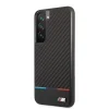 Samsung Galaxy S22 BMW M PC / TPU Tricolor Stripes hatású tok fekete (BMHCS22SPUCARTCBK) thumbnail