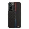 Samsung Galaxy S22 BMW PU Triangles Tricolor tok fekete (BMHCS22STRTBK) thumbnail