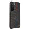 Samsung Galaxy S22 BMW PU Triangles Tricolor tok fekete (BMHCS22STRTBK) thumbnail