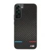 Samsung Galaxy S22+ Plus BMW M PC / TPU Tricolor Stripes hatású tok fekete (BMHCS22MPUCARTCBK) thumbnail
