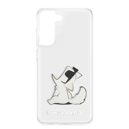 Samsung S21 FE 5G Karl Lagerfeld Choupette Eat tok átlátszó (KLHCS21FCFNRC) - 3