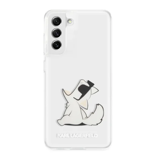 Samsung S21 FE 5G Karl Lagerfeld Choupette Eat tok átlátszó (KLHCS21FCFNRC) - 4