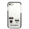 iPhone 7/8/SE2020/SE2022 Karl Lagerfeld TPE tok fekete (KLHCI8TPEKCW) thumbnail