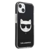iPhone 13 Karl Lagerfeld TPE Choupette Head tok fekete (KLHCP13MTPECK)