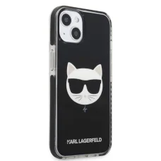 iPhone 13 Karl Lagerfeld TPE Choupette Head tok fekete (KLHCP13MTPECK)