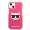 iPhone 13 Karl Lagerfeld TPE Choupette Head tok fukszia (KLHCP13MTPECPI) - 5