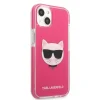 iPhone 13 Karl Lagerfeld TPE Choupette Head tok fukszia (KLHCP13MTPECPI) - 4