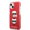 iPhone 13 mini Karl Lagerfeld TPE Karl and Choupette tok piros (KLHCP13STPE2TR) thumbnail