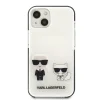 iPhone 13 mini Karl Lagerfeld TPE Karl and Choupette tok fehér (KLHCP13STPEKCW) thumbnail
