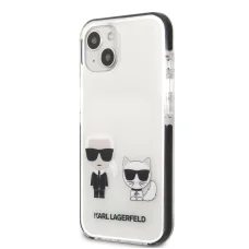 iPhone 13 mini Karl Lagerfeld TPE Karl and Choupette tok fehér (KLHCP13STPEKCW)